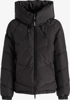 Khujo Winterjassen Winterjas Esila Dames Zwart