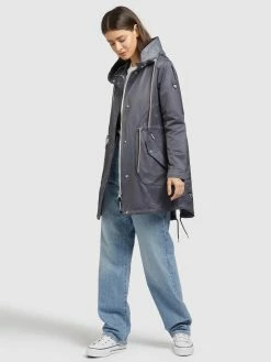 Khujo Parkas Tussenparka ONDA2 Dames Duifblauw -Exporteren Kleding Pracht Winkel 9e2ec4689a004af906b8d20b86617424