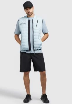 Khujo Reman Matt - Bodywarmer - Hellblau -Exporteren Kleding Pracht Winkel a07224267dc54b848ef188955409ebd5