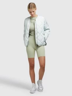 Khujo Tussenjassen Tussenjas Alma Dames Lichtgroen -Exporteren Kleding Pracht Winkel a1084b4ffa83bc169898a441e12836eb