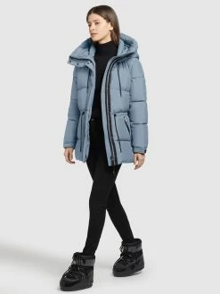 Khujo Winterjassen Winterjas Leviani2 Dames Duifblauw -Exporteren Kleding Pracht Winkel a27d075ad75ae40b8e30bf5525263a74