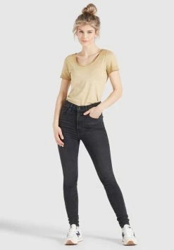 Khujo T-shirts Shirt PERGOLA Dames Lichtgeel -Exporteren Kleding Pracht Winkel a58dc780760d44ee75c774e2894f191b