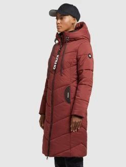 Khujo Tussenmantels Tussenmantel Aribay Dames Roestrood -Exporteren Kleding Pracht Winkel a757b923abe08a918ff31ddb9b91180e