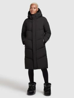 Khujo Wintermantels Wintermantel Torino2 Dames Zwart -Exporteren Kleding Pracht Winkel a800a92d8cd7c778a63d8931e2312cd3