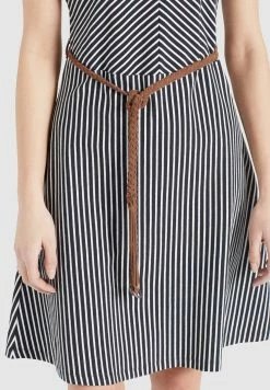 Khujo Jerseyjurken Jurk Leifa Dames Blauw -Exporteren Kleding Pracht Winkel a8e45d8b6a2989746b3297e991f3b458