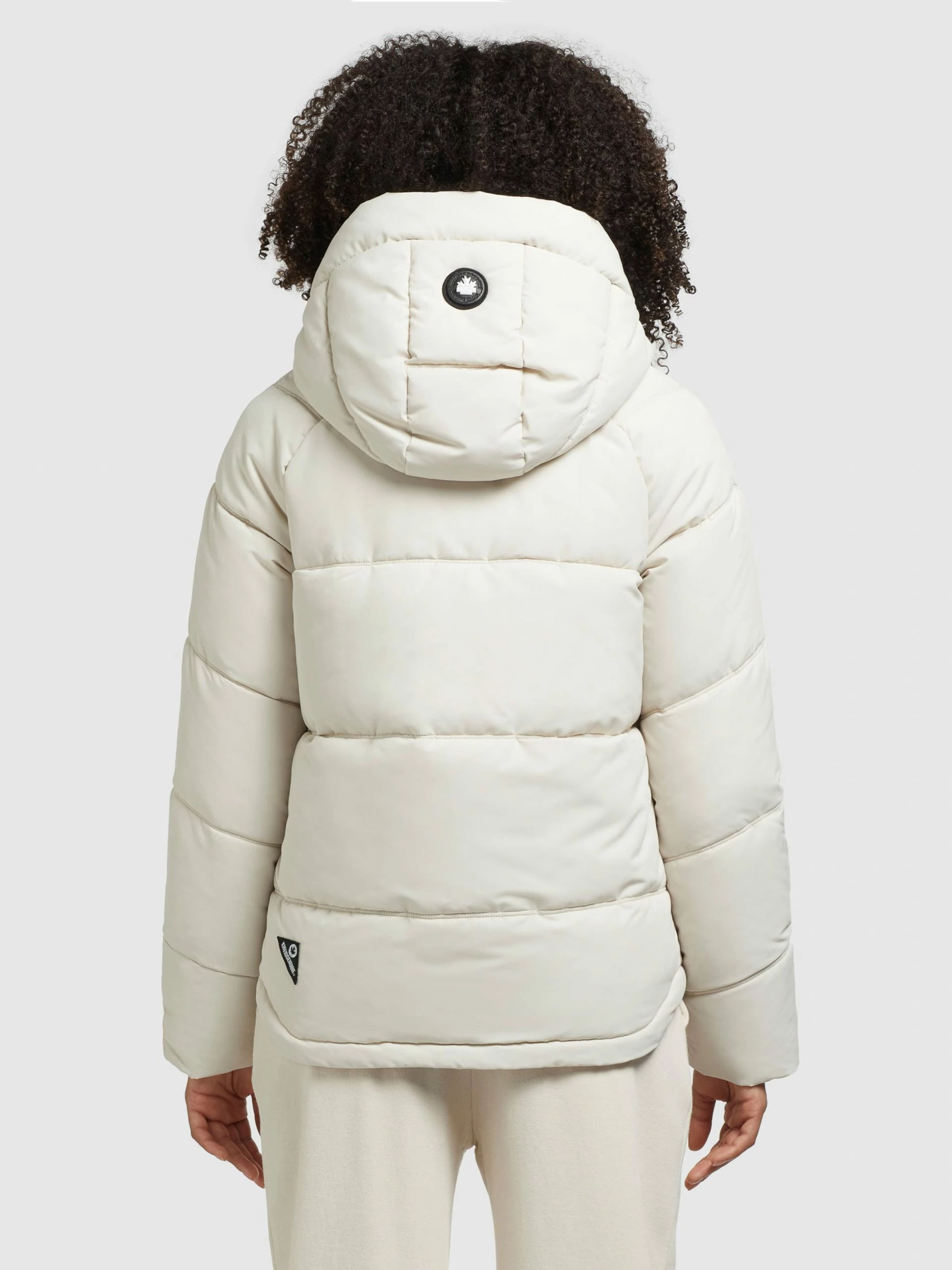 Khujo Winterjassen Winterjas Monty 2 Dames Offwhite 5 Khujo Winterjassen Winterjas Monty 2 Dames Offwhite - Afbeelding 4