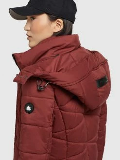 Khujo Tussenmantels Tussenmantel Fitt Light Dames Roestrood -Exporteren Kleding Pracht Winkel a918e588bd19e13cc2a560fa2fdab925