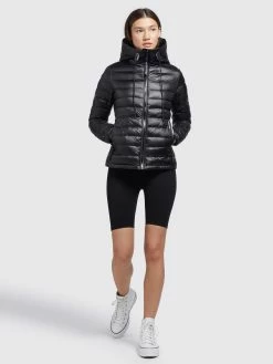 Khujo Tussenjassen Tussenjas Lovina Dames Zwart -Exporteren Kleding Pracht Winkel a960d63236ad06f2fe08fa20dbcca7ac