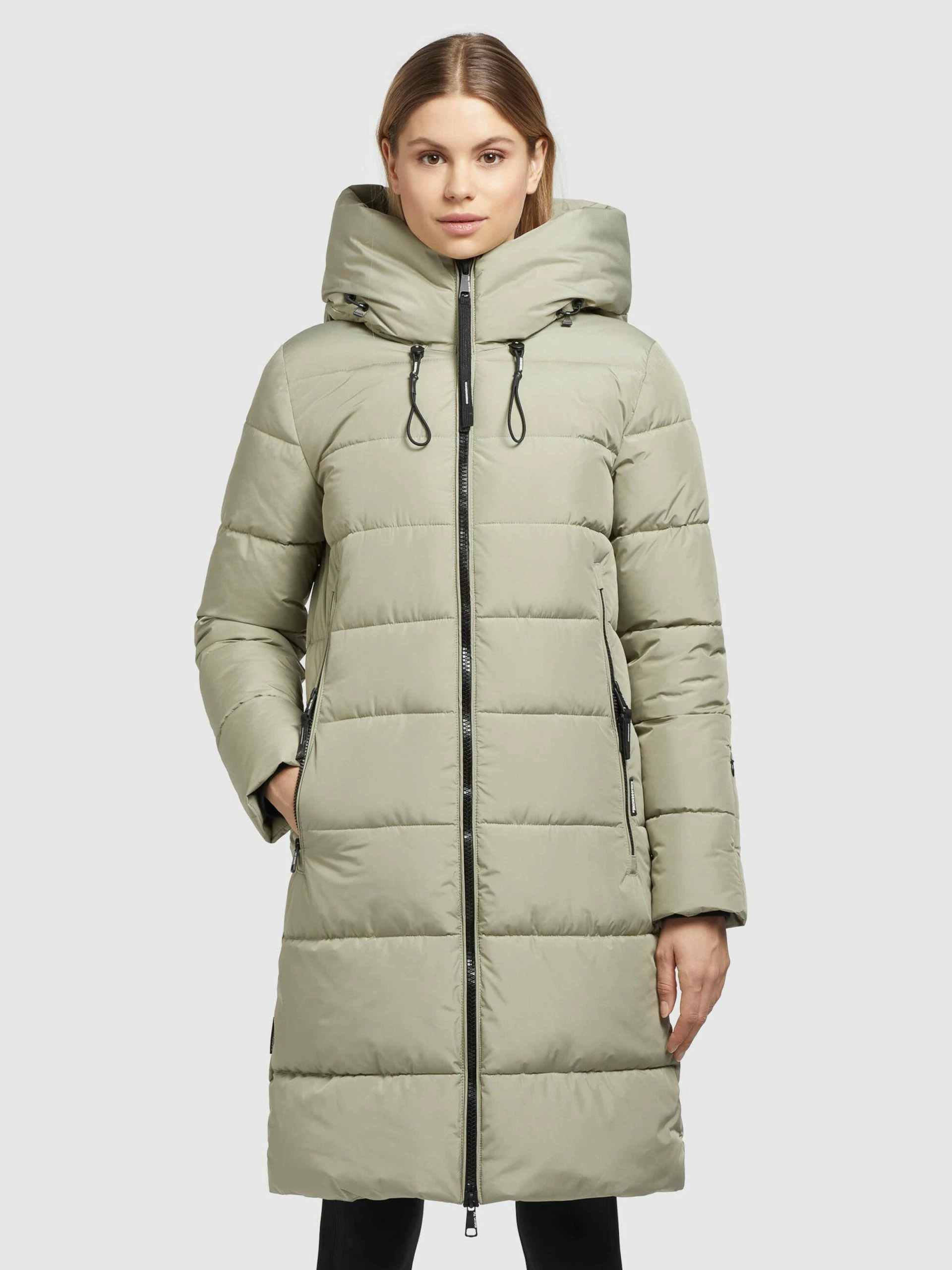 Khujo Wintermantels Wintermantel Jilias 3 Dames Olijfgroen 5 Khujo Wintermantels Wintermantel Jilias 3 Dames Olijfgroen - Afbeelding 3