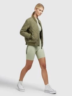 Khujo Tussenjassen Tussenjas Leona Dames Olijfgroen -Exporteren Kleding Pracht Winkel aac45a84d05eea452166187c6e49d83e