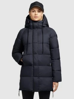 Khujo Winterjassen Winterjas FRANEE Dames Donkerblauw -Exporteren Kleding Pracht Winkel aada3653ede16a0029adba8cb0f263cd