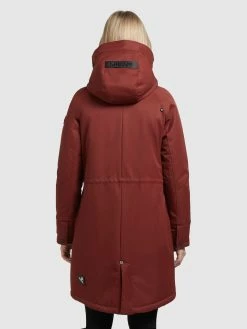 Khujo Parkas Tussenparka Dames Roestrood -Exporteren Kleding Pracht Winkel aae34fa000e1719f6ff3d7ed57fc74ac