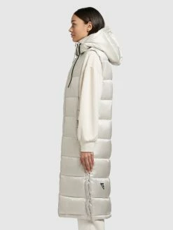 Khujo Bodywarmers Bodywarmer Tourin Dames Parelwit -Exporteren Kleding Pracht Winkel aba1f256bf0d1995b6f6d38b4474aeab