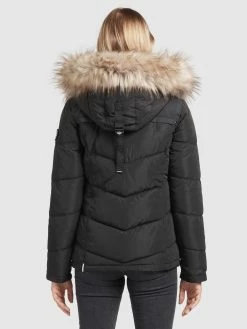 Khujo Winterjassen Winterjas Winsen Dames Zwart -Exporteren Kleding Pracht Winkel abe40bf41bfa0394e21e0b51edf6ad80