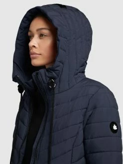 Khujo Winterjassen Winterjas Patt Dames Donkerblauw -Exporteren Kleding Pracht Winkel ac89c66f6161a5209851b96997c0ef32
