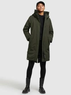 Khujo Wintermantels Wintermantel Charlyn 3 Dames Kaki -Exporteren Kleding Pracht Winkel acfbcec0fa87441604932f30d3584966