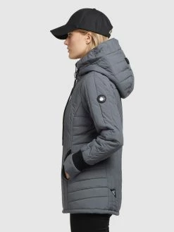 Khujo Winterjassen Winterjas Tweety Dames Grijs -Exporteren Kleding Pracht Winkel ad56caf482c42e96d8075b9572a44cc3