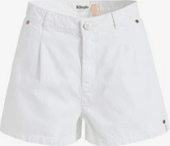 Khujo Jeans Loosefit Bandplooi Jeans Cambel Dames Wit