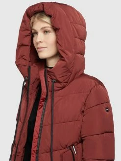 Khujo Tussenmantels Tussenmantel Klayd Dames Donkerrood -Exporteren Kleding Pracht Winkel af1567461f2f2ed4946235a867e53a06