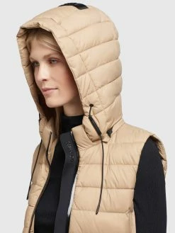 Khujo Bodywarmers Bodywarmer Becca Dames Sand -Exporteren Kleding Pracht Winkel af578c3d06bb43bce6e8177281d8745e