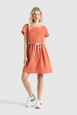 Khujo Mini Jurken Jurk ASBA Dames Oranje -Exporteren Kleding Pracht Winkel b0b950b559db349772e54bf967d5dd06