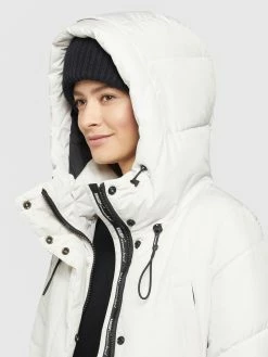 Khujo Wintermantels Wintermantel Elvita Dames Offwhite -Exporteren Kleding Pracht Winkel b191c5ddcd3cf0594cbd83cde60ec873