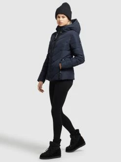 Khujo Tussenjassen Tussenjas Stern Dames Donkerblauw -Exporteren Kleding Pracht Winkel b1b2420578547adb2afff6d906f8be3a