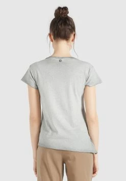 Khujo T-shirts Shirt MATAMA Dames Grijs -Exporteren Kleding Pracht Winkel b38a99a4214d7f547bd0797bf4ba7c61