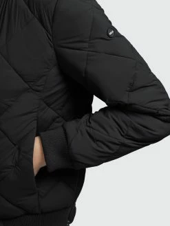 Khujo Tussenjassen Tussenjas Leona Dames Zwart -Exporteren Kleding Pracht Winkel b3b1aa3f958b40475df25ba1c909274b