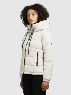 Khujo Winterjassen Winterjas Joilee Dames Offwhite -Exporteren Kleding Pracht Winkel b56f6036f728530c6419dfd0c8062630