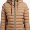 Khujo Winterjassen Winterjas LOVINA3 MATT Dames Beige