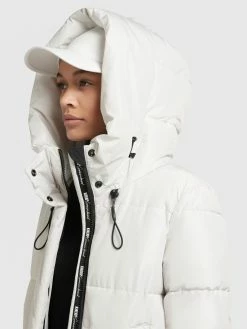 Khujo Tussenmantels Tussenmantel Soulani Dames Offwhite -Exporteren Kleding Pracht Winkel b74c87407646c0a2b982e700189c443c