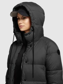Khujo Winterjassen Winterjas Franee Dames Zwart -Exporteren Kleding Pracht Winkel b782494d11abd686543d9930b28769cc
