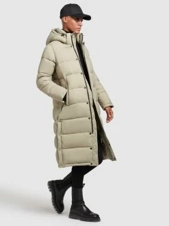 Khujo Wintermantels Wintermantel Corinna Dames Mintgroen -Exporteren Kleding Pracht Winkel b8d3a6a39e8533233caf5a30abf0b7bb