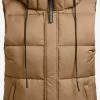 Khujo Bodywarmers Bodywarmer Eden Dames Lichtbruin