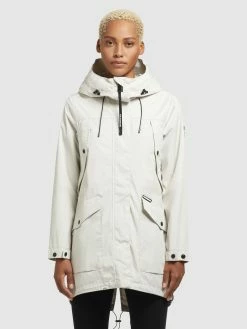 Khujo Tussenmantels Tussenmantel AIRA Dames Lichtgrijs -Exporteren Kleding Pracht Winkel b9608f3a1dd862ba317b0d20f51e3e65