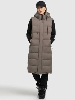 Khujo Bodywarmers Bodywarmer Tourin Dames Bruin -Exporteren Kleding Pracht Winkel bac4237f8993c97d85e03afb74bb1005
