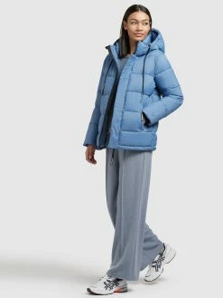 Khujo Winterjassen Winterjas Evona Dames Hemelsblauw -Exporteren Kleding Pracht Winkel bbf77400e60f0bd69a08cb62f91055bc