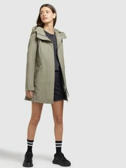 Khujo Tussenmantels Tussenmantel Artisa Dames Grijs / Groen -Exporteren Kleding Pracht Winkel bc8e577941b7308f9e342d39650300a8