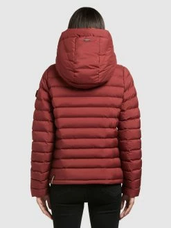 Khujo Tussenjassen Tussenjas Lovina Dames Donkerrood -Exporteren Kleding Pracht Winkel bd23404513ed7c1cfc93c85710281615