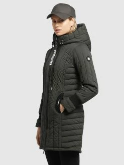 Khujo Winterjassen Winterjas Jerry Dames Olijfgroen -Exporteren Kleding Pracht Winkel bd9092e55d048310c286c5c81ff9abe6