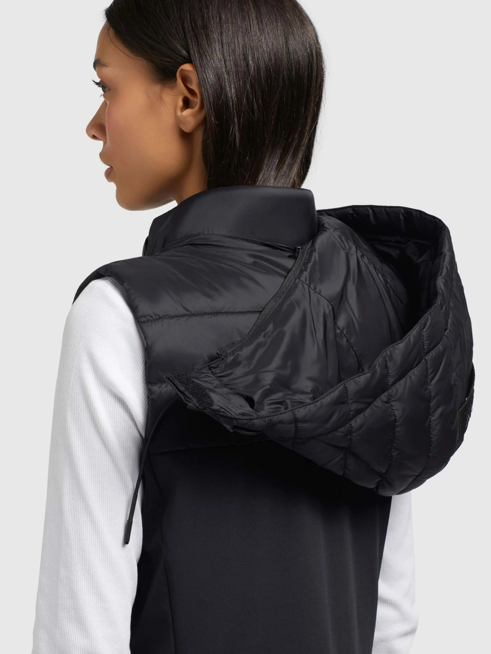 Khujo Bodywarmers Bodywarmer Fabia Matt Dames Zwart 10 Khujo Bodywarmers Bodywarmer Fabia Matt Dames Zwart - Afbeelding 8