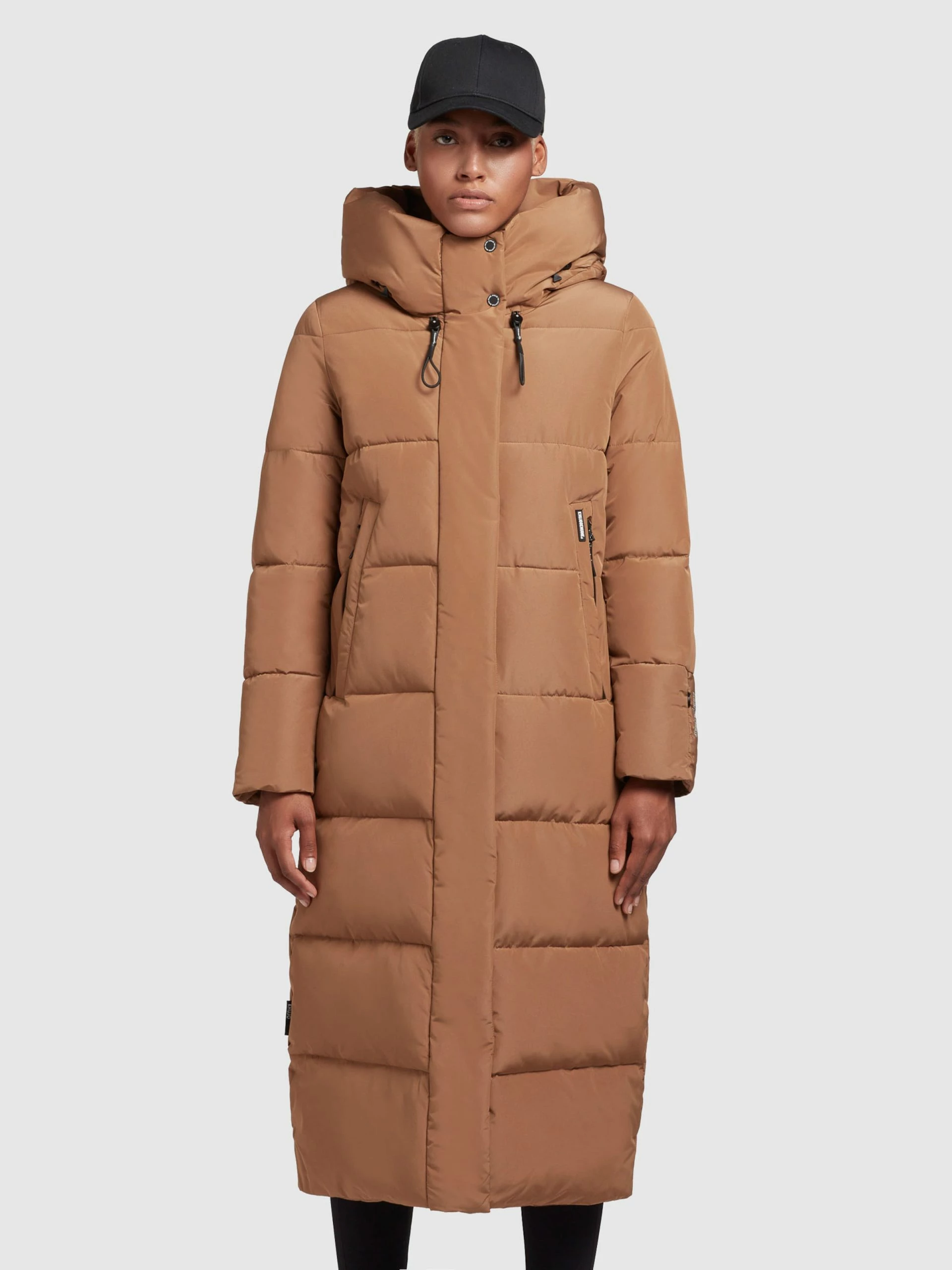 Khujo Wintermantels Wintermantel Soulani Dames Oker 4 Khujo Wintermantels Wintermantel Soulani Dames Oker - Afbeelding 2