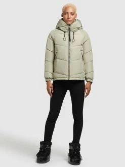 Khujo Winterjassen Winterjas Esila 3 Dames Lichtgroen -Exporteren Kleding Pracht Winkel c09e51d198fdd8f53e4a08cca9dbf77b