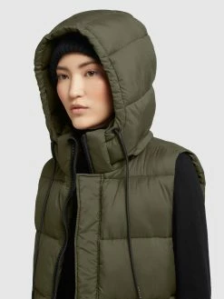 Khujo Bodywarmers Bodywarmer Eden Dames Kaki -Exporteren Kleding Pracht Winkel c41c4bcaf14a02263770ff1ffe876720