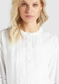 Khujo Blousejurken Blousejurk Crepes Dames Wit -Exporteren Kleding Pracht Winkel c6f6782bb458d8ecf0814adc149337d3