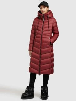 Khujo Winterjassen Winterjas Ingram Shine Dames Donkerrood -Exporteren Kleding Pracht Winkel c9185d6c8007834275d5d6973b9a3b23