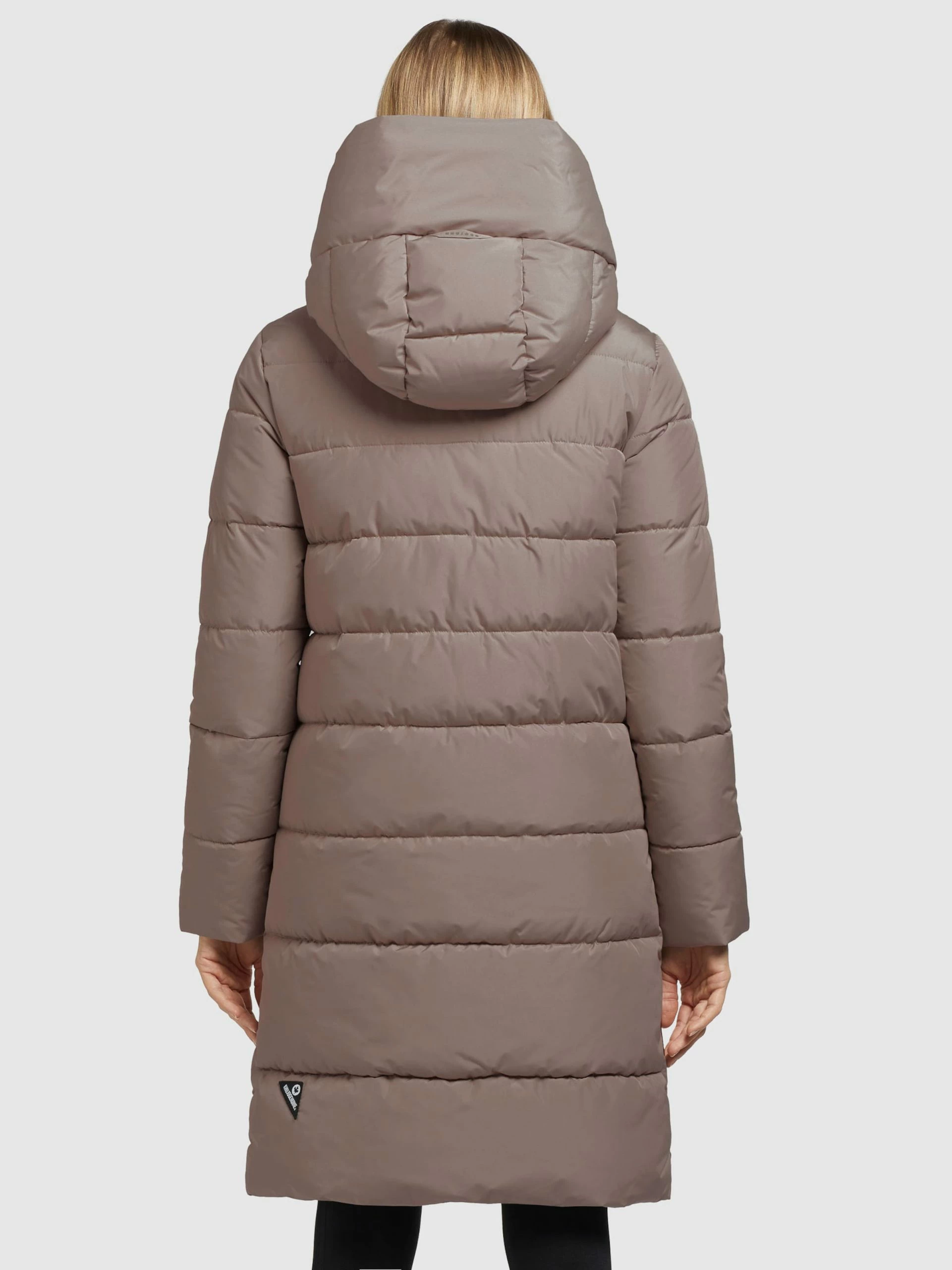 Khujo Wintermantels Wintermantel Jilias 3 Dames Bruin 6 Khujo Wintermantels Wintermantel Jilias 3 Dames Bruin - Afbeelding 4