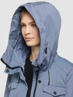 Khujo Parkas Tussenparka ELST Dames Blauw -Exporteren Kleding Pracht Winkel c9700c298446965676b08104afcd5573
