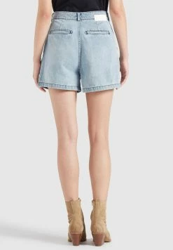 Khujo Jeans Loosefit Bandplooi Jeans Cambel Dames Blauw -Exporteren Kleding Pracht Winkel cbf1095bacc8f5ae77d7b3bf38ff2e21